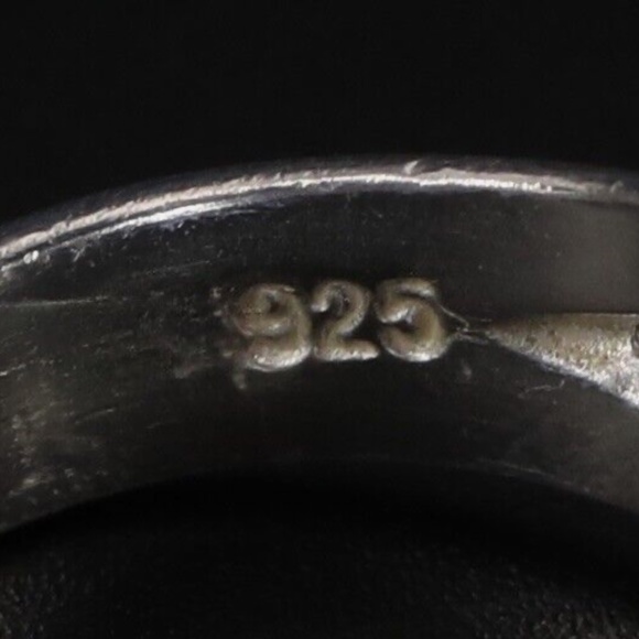 Sterling Silver Pink Cats Eye Ball Sphere Statement Ring Size 6 - Picture 4 of 5